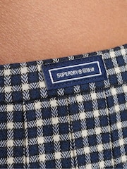 Superdry Blue Vintage Womens Pleated Mini Skirt - Image 4 of 4