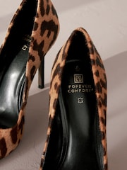 Leopardji potisk - Premium Forever Comfort® Usnje Point Toe salonar - Slika 6 iz 7