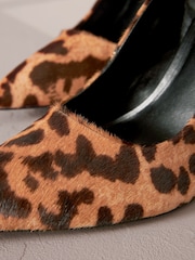 Leopardji potisk - Premium Forever Comfort® Usnje Point Toe salonar - Slika 7 iz 7