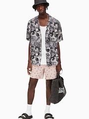 AllSaints Natural Bones Swim Shorts - Image 3 of 7