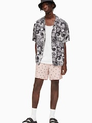 AllSaints Natural Bones Swim Shorts - Image 4 of 7