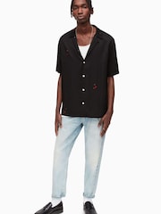 AllSaints Black Cherry Bomb Shirt - Image 3 of 6