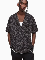 AllSaints Black Hyo Shirt - Image 1 of 6