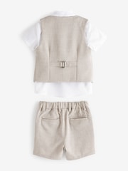 Baker by Ted Baker Shirt Waistcoat and Short Set - Image 7 of 9