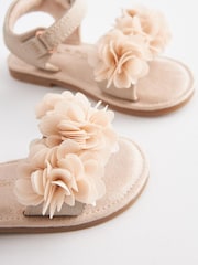 Gold Bridesmaid Collection Corsage Sandals - Image 2 of 5