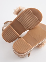 Gold Bridesmaid Collection Corsage Sandals - Image 5 of 5