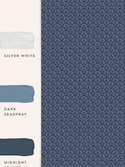 Laura Ashley Midnight Seaham 10M Wallpaper - Image 4 of 4