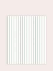 Laura Ashley Sage Farnworth Stripe 10M Wallpaper - Image 2 of 4