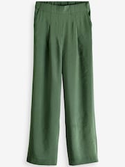 Khaki Green Wide Trousers - Image 5 of 5