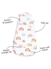 Snuz White Kids 1 Tog 100% Cotton Sleep Bag - Image 3 of 5
