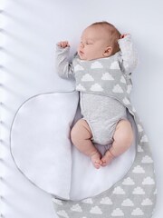 Snuz Grey Kids 2.5 Tog 100% Cotton Sleep Bag - Image 1 of 5