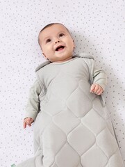 The Little Green Sheep Grey 1 Tog Baby Sleep Bag - Image 1 of 3