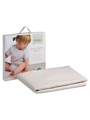The Little Green Sheep Natural Waterproof Cot Mattress Protector - 60 x 120cm - Image 2 of 5