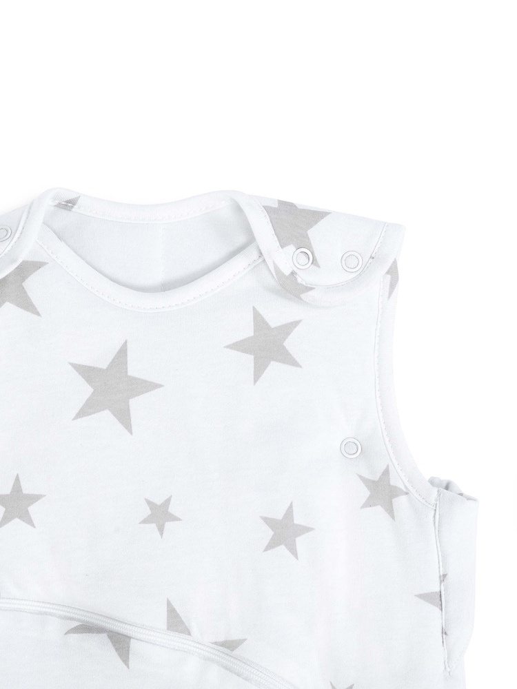 Snuz White 2.5 Tog Baby 100% Cotton Sleeping Bag - Image 5 of 5