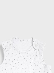The Little Green Sheep White Baby 1 Tog Sleep Bag - Image 2 of 2