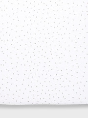 The Little Green Sheep White Kids Crib Fitted Sheet - Image 1 of 3