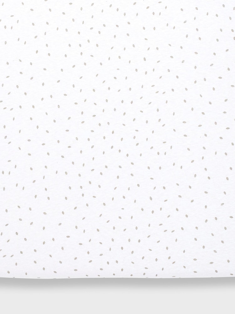 The Little Green Sheep White Kids Crib Fitted Sheet - Image 1 of 3 The Little Green Sheep White Kids Crib Fitted Sheet - Image 1 of 3