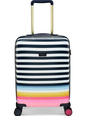 Joules Blue Bright Stripe Luggage - Image 1 of 4