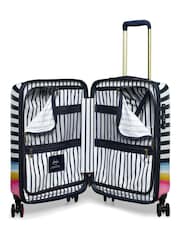 Joules Blue Bright Stripe Luggage - Image 4 of 4