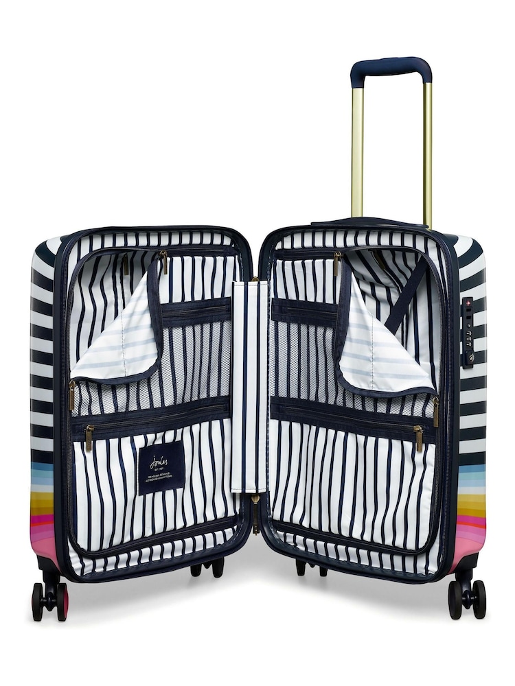 Joules Blue Bright Stripe Luggage - Image 4 of 4