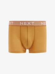Blue/Green Bamboo Texture Waistband 4 pack Signature Hipster Boxers - Image 3 of 6