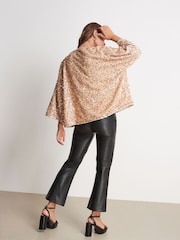 Rose Gold Sequin Jacket - Image 2 of 5