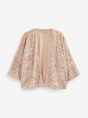 Rose Gold Sequin Jacket - Image 5 of 5