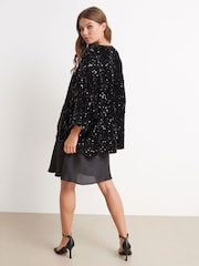 Black Sequin Jacket - Image 3 of 5