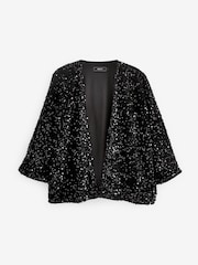 Black Sequin Jacket - Image 5 of 5