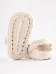 Bone White Chunky Sliders With Ankle Strap - Image 5 of 5