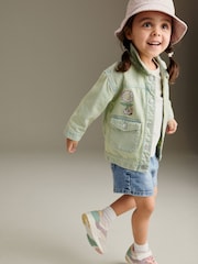 Green Overdye Printed Denim Jacket (3mths-7yrs) - Image 2 of 8