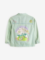 Green Overdye Printed Denim Jacket (3mths-7yrs) - Image 6 of 8