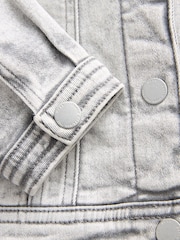 رمادي - Denim Frill Jacket (3mths-7yrs) - صورة 10 من 10