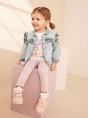 رمادي - Denim Frill Jacket (3mths-7yrs) - صورة 2 من 10