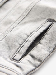رمادي - Denim Frill Jacket (3mths-7yrs) - صورة 9 من 10