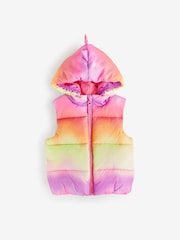 Multi Bright Tye Dye Printed Gilet (3mths-7yrs) - Image 4 of 9