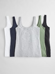 Multicolor - Pack de 5 camiseta con tirantes gruesos - Imagen 17 de 19