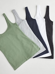 Multicolor - Pack de 5 camiseta con tirantes gruesos - Imagen 19 de 19