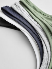 Multi Thick Strap Vests 5 Pack - Image 8 of 13