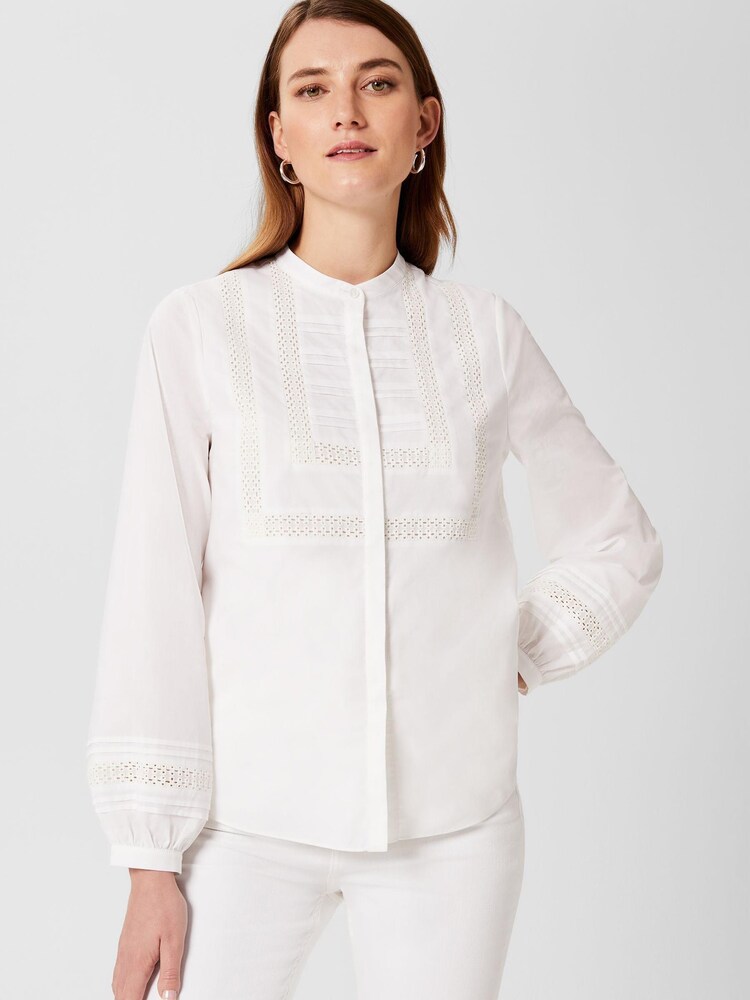 Hobbs White Mabel Blouse - Image 1 of 4