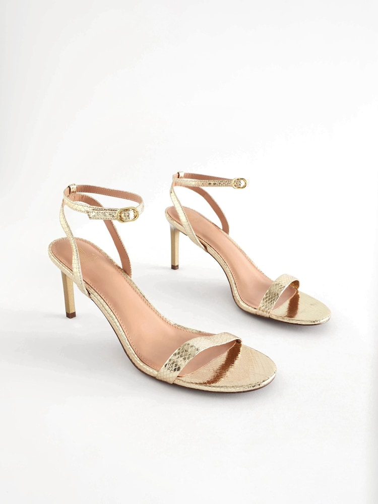 Gold Forever Comfort® Simple Sandals - Image 1 of 8