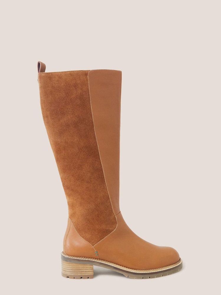 White Stuff Serena Leather Knee High Boots - Image 1 of 3 White Stuff Serena Leather Knee High Boots - Image 1 of 3