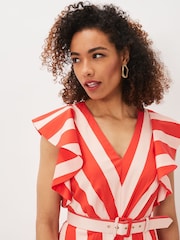 Phase Eight Lottie Red Stripe Maxi Summer Dress - Image 7 of 8
