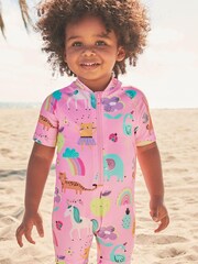Pink Unicorn Sunsafe Swim Suit (3mths-7yrs) - Image 1 of 6