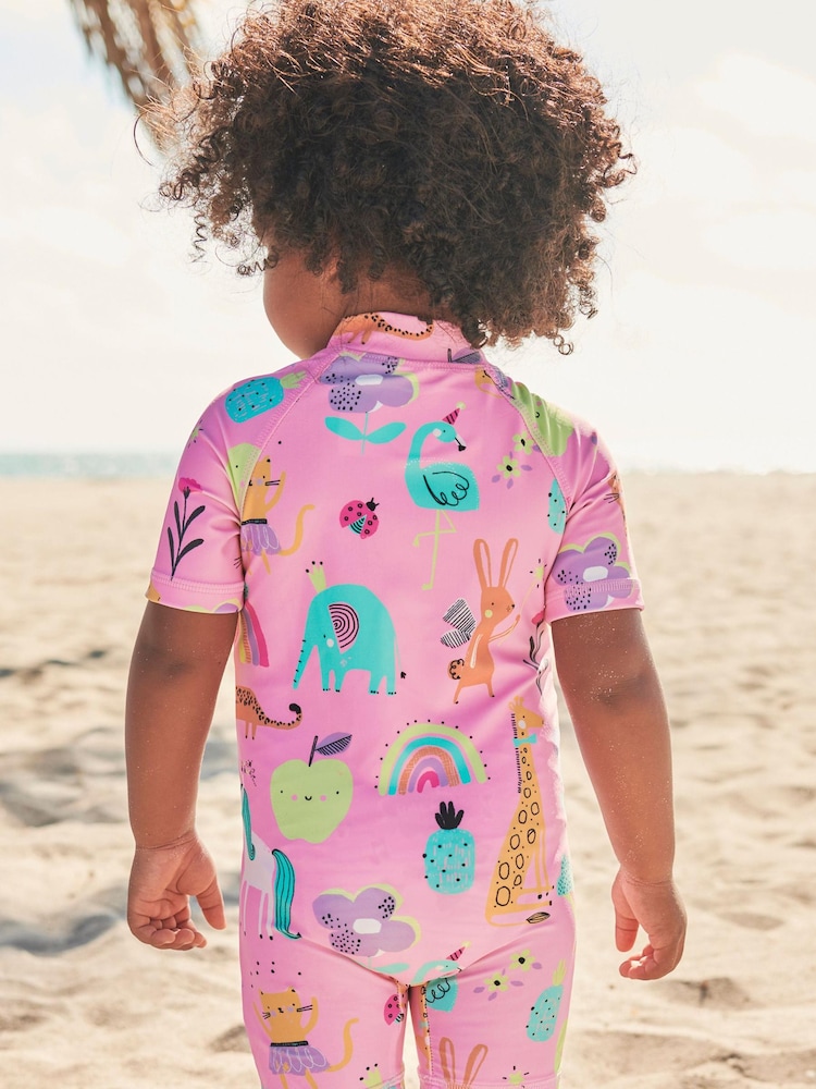 Pink Unicorn Sunsafe Swim Suit (3mths-7yrs) - Image 2 of 6