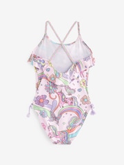 Pink Unicorn Frill Swimsuit (3mths-16yrs) - Image 5 of 7