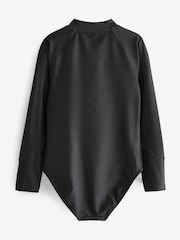 Black Long Sleeved Swimsuit (3-16yrs) - Image 6 of 6