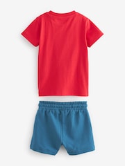 Red/Blue Spider-Man License T-Shirt And Shorts Set (3mths-8yrs) - Image 6 of 6