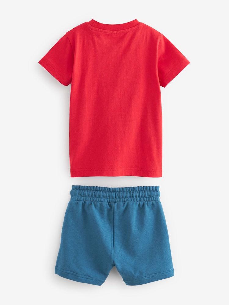 Rot/Blau - Lizenziertes Spider-Man Set aus T-Shirt und Shorts (3 Monate–8 Jahre) - Bild 6 von 6 Rot/Blau - Lizenziertes Spider-Man Set aus T-Shirt und Shorts (3 Monate–8 Jahre) - Bild 6 von 6