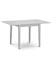 Julian Bowen Grey Extending Butterfly Leaf Dining Table - Image 2 of 3